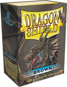 Dragon Shields: (100) Brown