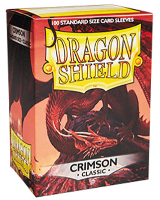 Dragon Shields: (100) Classic Crimson