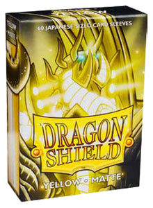 Dragon Shields Japanese: (60) Matte Yellow