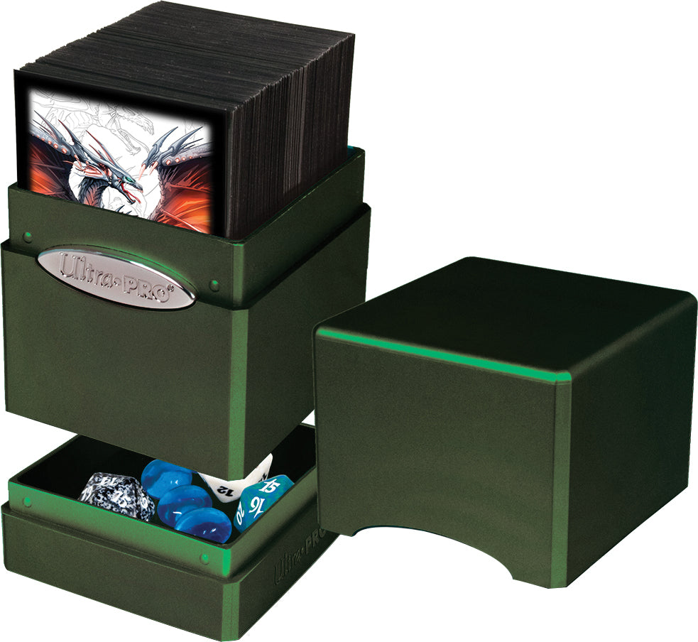 Satin Tower Deck Box: Amber Moss