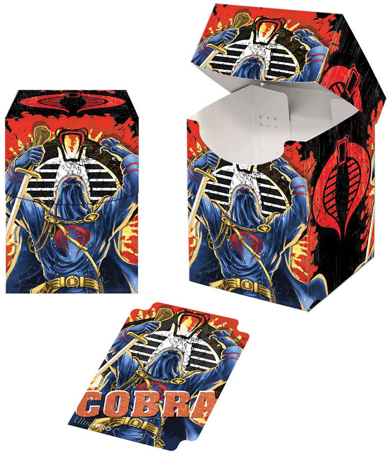 G.I. Joe Retro: PRO 100+ Deck Box - G.I. Joe Cobra