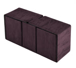 Alcove Vault Deck Box: Suede Collection - Amethyst