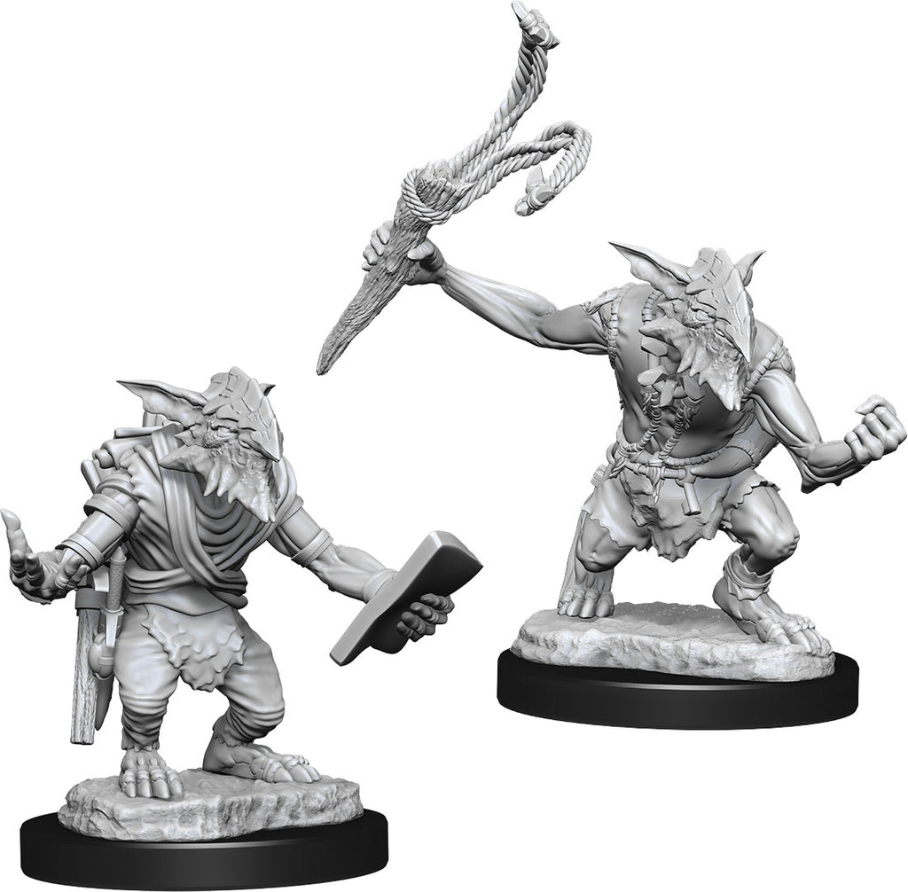 Magic the Gathering Unpainted Miniatures: W01 Goblin Guide & Goblin Bushwhacker
