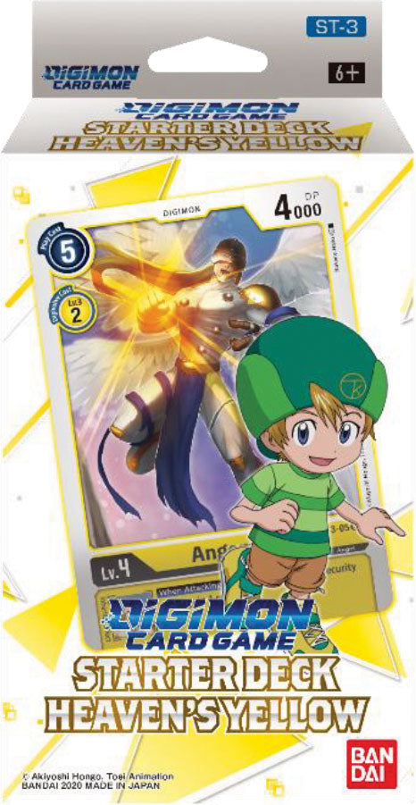 Digimon TCG: Starter Deck Display - Heavens Yellow (6)