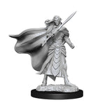 Magic the Gathering Unpainted Miniatures: W02 Elf Fighter & Elf Cleric