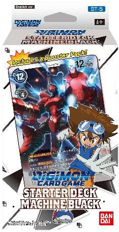 Digimon TCG: Starter Deck Display - Machine Black (6) (ST-5)