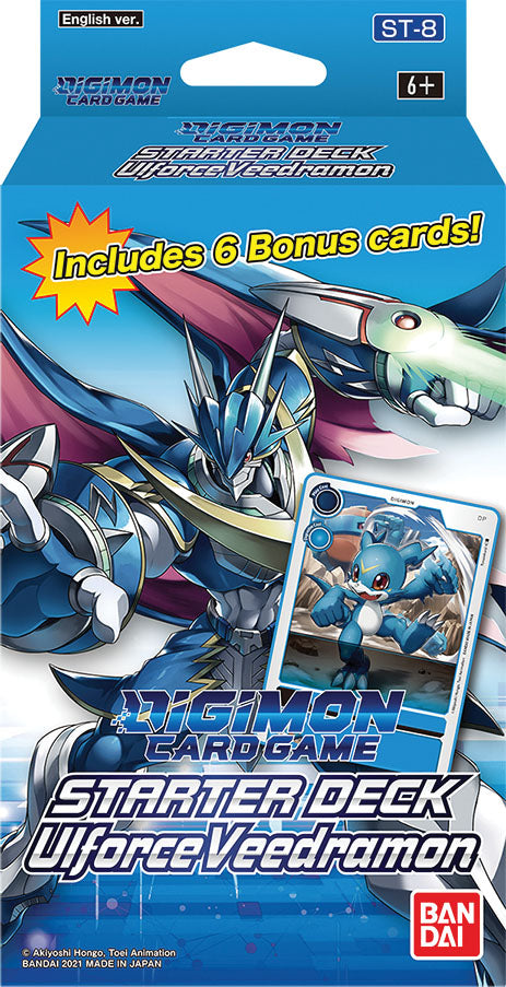 Digimon TCG: Ulforce Veedramon Starter Deck Display (6) (ST-8)